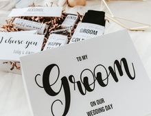 Load image into Gallery viewer, Groom Gift Box - White