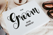 Load image into Gallery viewer, Groom Gift Box - White