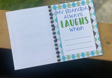 Load image into Gallery viewer, Activity Book for Grandpa from the Grandkids