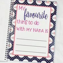 Load image into Gallery viewer, Activity book for Nana from the Grandkids