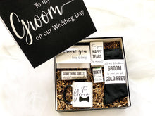 Load image into Gallery viewer, Groom Gift Box with Mug (Black Gift Box)