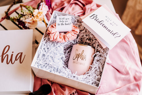 Bridesmaid Gift Box with Tumbler