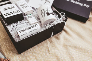 Groom Gift Box with Mug (Black Gift Box)