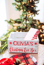 Load image into Gallery viewer, Wooden Christmas Eve Box