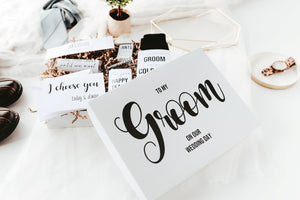 Groom Gift Box - White