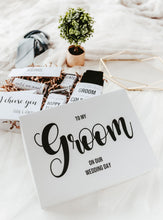 Load image into Gallery viewer, Groom Gift Box - White