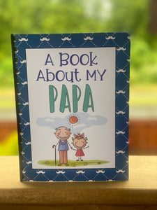 Activity book for Papa from the grandkids