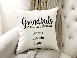 Grandmother Pillow from Grandkids