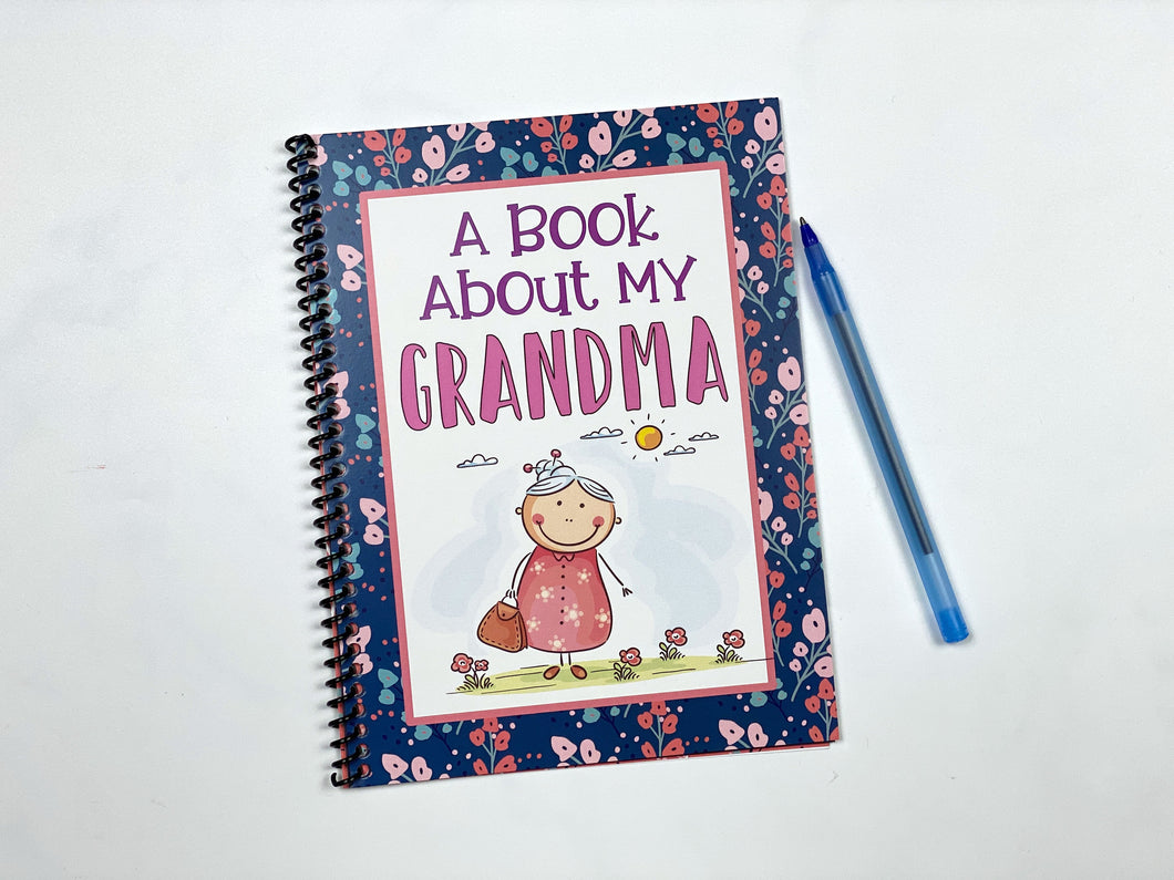 Activity book for Grandma from the grandkids