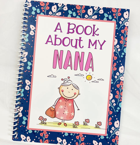 Activity book for Nana from the Grandkids