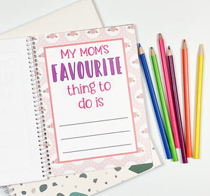 Activity Book - Gift for Mom from Kids