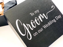 Load image into Gallery viewer, Groom Gift Box with Mug (Black Gift Box)
